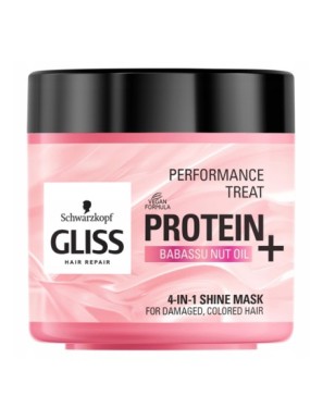 Gliss Protein+ Maska do włosów nabłyszczająca 400m