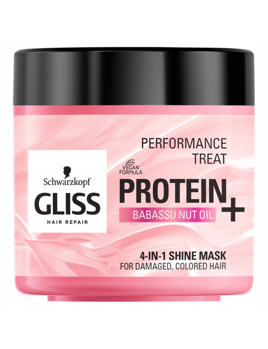 Gliss Protein+ Maska do włosów nabłyszczająca 400m