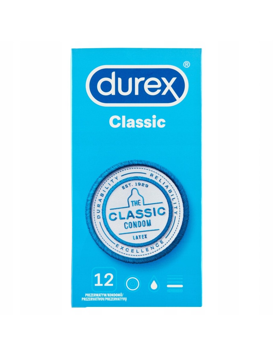 Durex Classic Prezerwatywy 12 szt