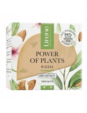 Lirene Power of Plants Almond Krem odżywczy 50 ml