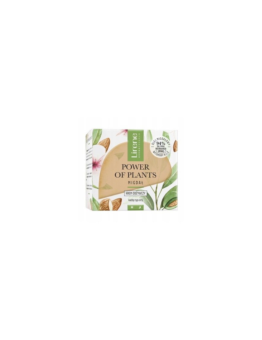 Lirene Power of Plants Almond Krem odżywczy 50 ml