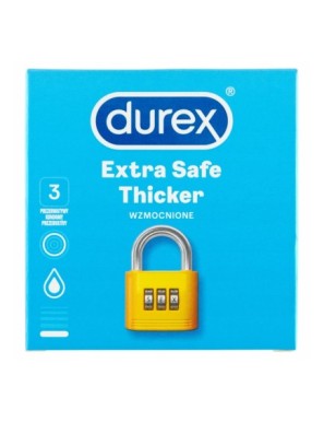 Durex Extra Safe Thicker Prezerwatywy 3szt