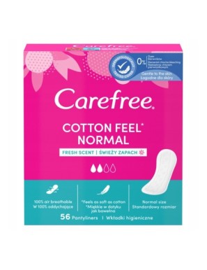 Carefree Cotton Feel Normal Wkładki higieniczne 56