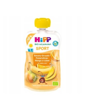 HiPP BIO po 1roku banany gruszki pomarańcze mango
