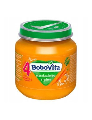 BoboVita Marchewkowa z ryżem po 4 miesiącu 125 g