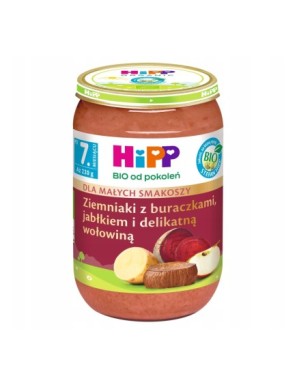 HiPP BIO Ziemniaki z buraczkami po 7.miesiącu 220g