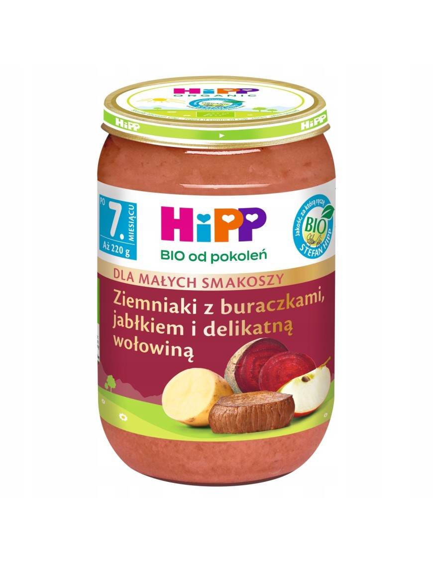 HiPP BIO Ziemniaki z buraczkami po 7.miesiącu 220g