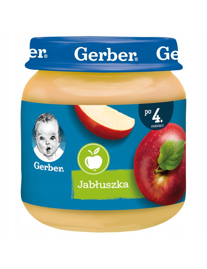 Gerber Jabłuszka dla niemowląt po 4 miesiącu 125g