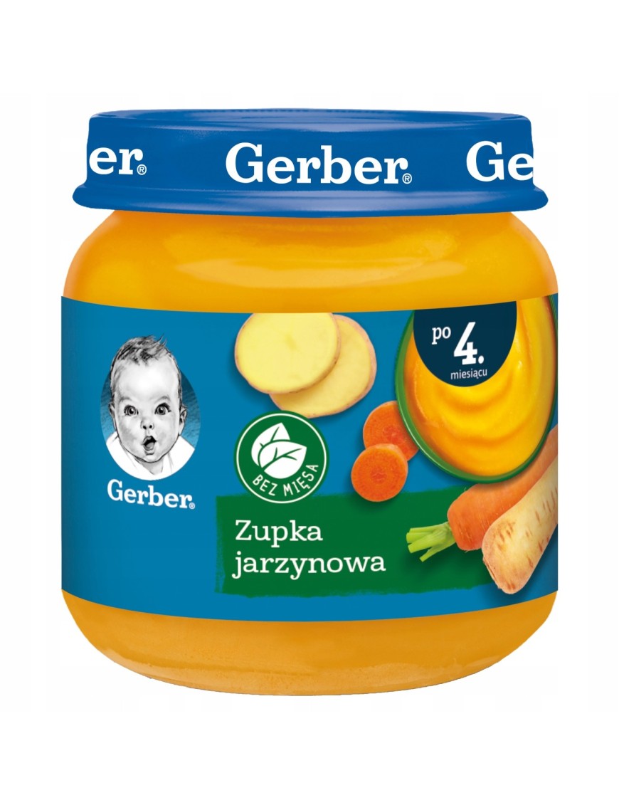 Gerber Zupka jarzynowa po 4 miesiącu 125g