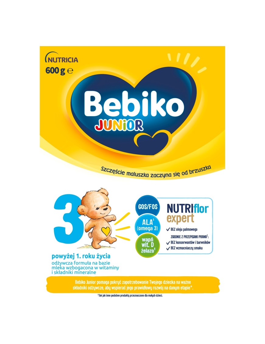 Bebiko Junior 3 mleko dla dzieci od 1 r. ż. 600g