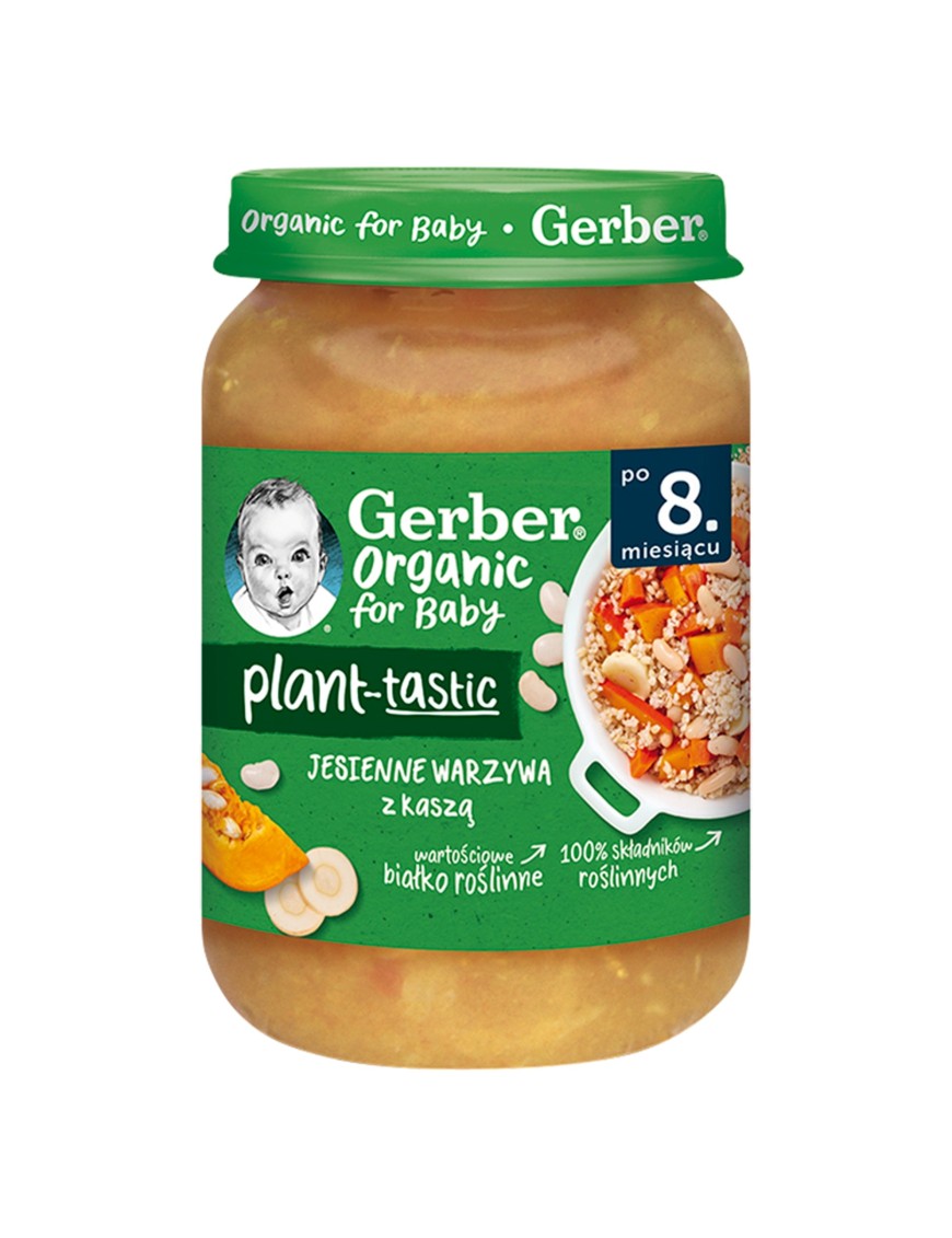 Gerber Organic Plant-Tastic jesienne warzywa 190g