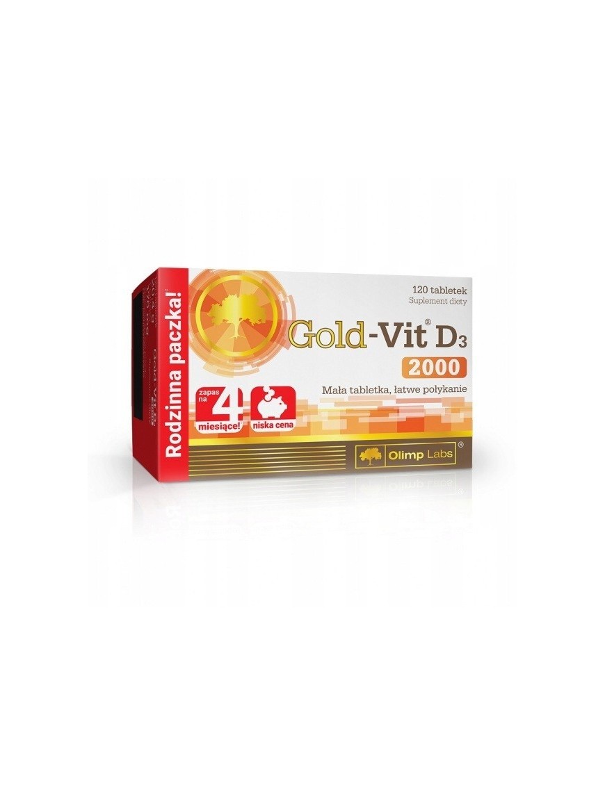 Gold-Vit D3 2000 120 tabletek Olimp Labs