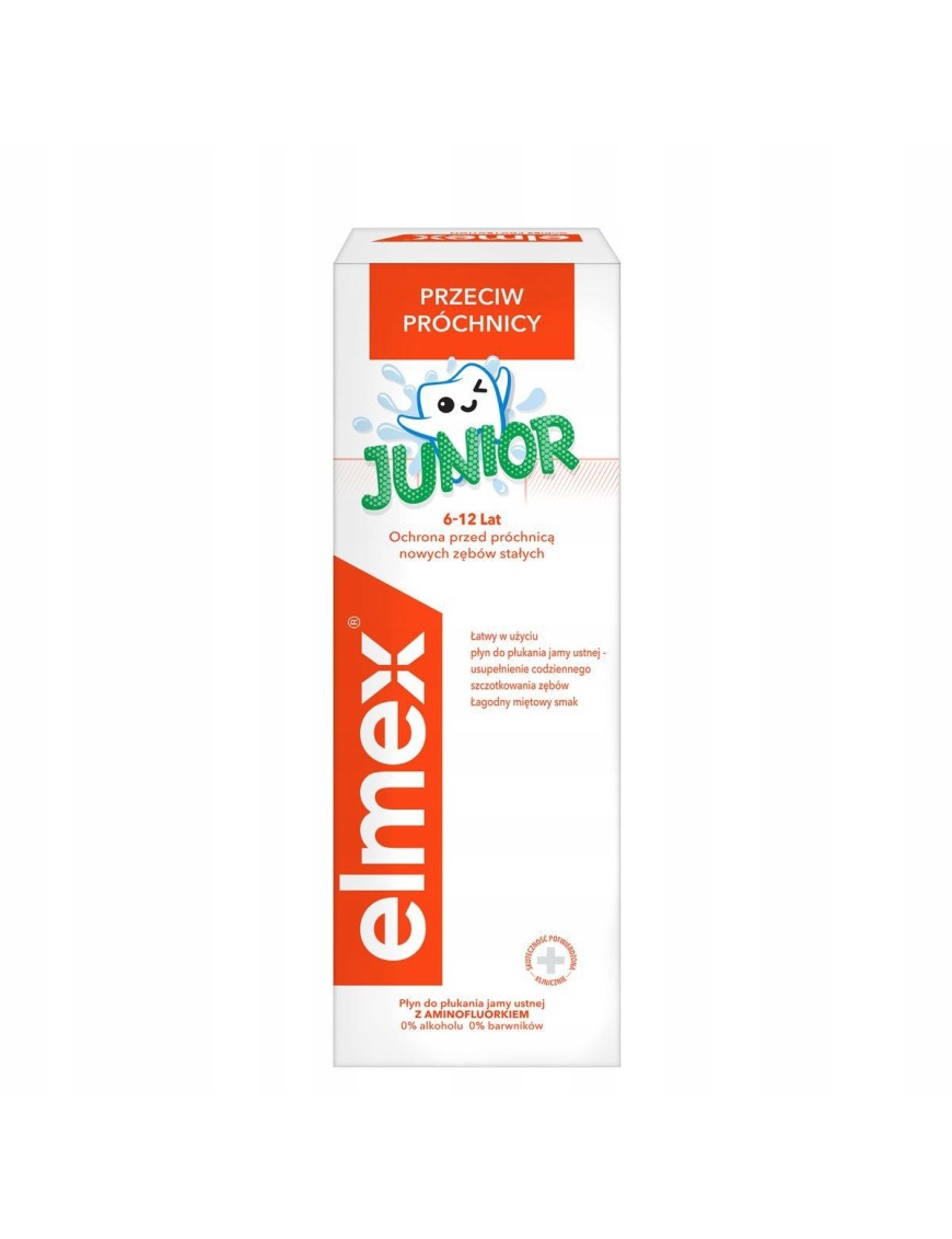 elmex Płyn do płukania jamy ustnej Junior 400 ml