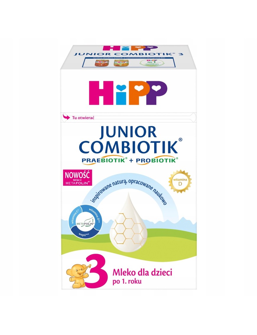 HiPP Junior Combiotik 3 Mleko dla dzieci po 1.roku