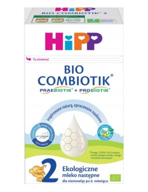 HiPP 2 BIO Combiotik Ekologiczne dla niemowląt 6m+