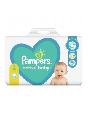Pampers Active Baby rozmiar 2 96 pieluszek 4kg-8kg