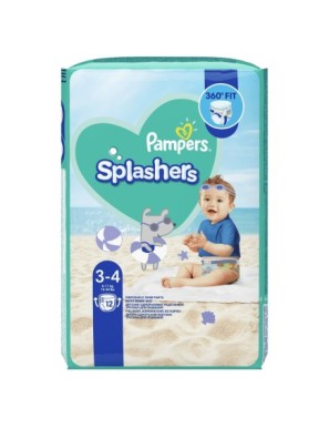 Pampers Splashers Rozmiar 3-4 12 Pieluchy pływanie
