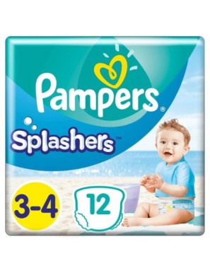 Pampers Splashers Rozmiar 3-4 12 Pieluchy pływanie
