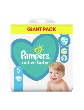 Pampers Active Baby rozm 5 64 pieluszek 11-16kg