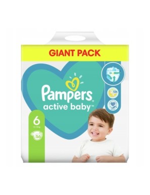Pampers Active Baby rozm 6 56 pieluszek 13-18kg