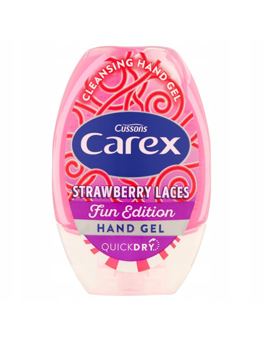 Carex Fun Strawberry Oczyszczający żel do rąk 50ml