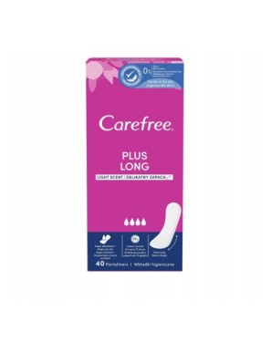 Carefree Plus Long wkładki higieniczne 40 szt.