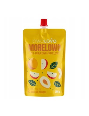 OWOLOVO Morelowo Mus jabłkowo-morelowy 200 g