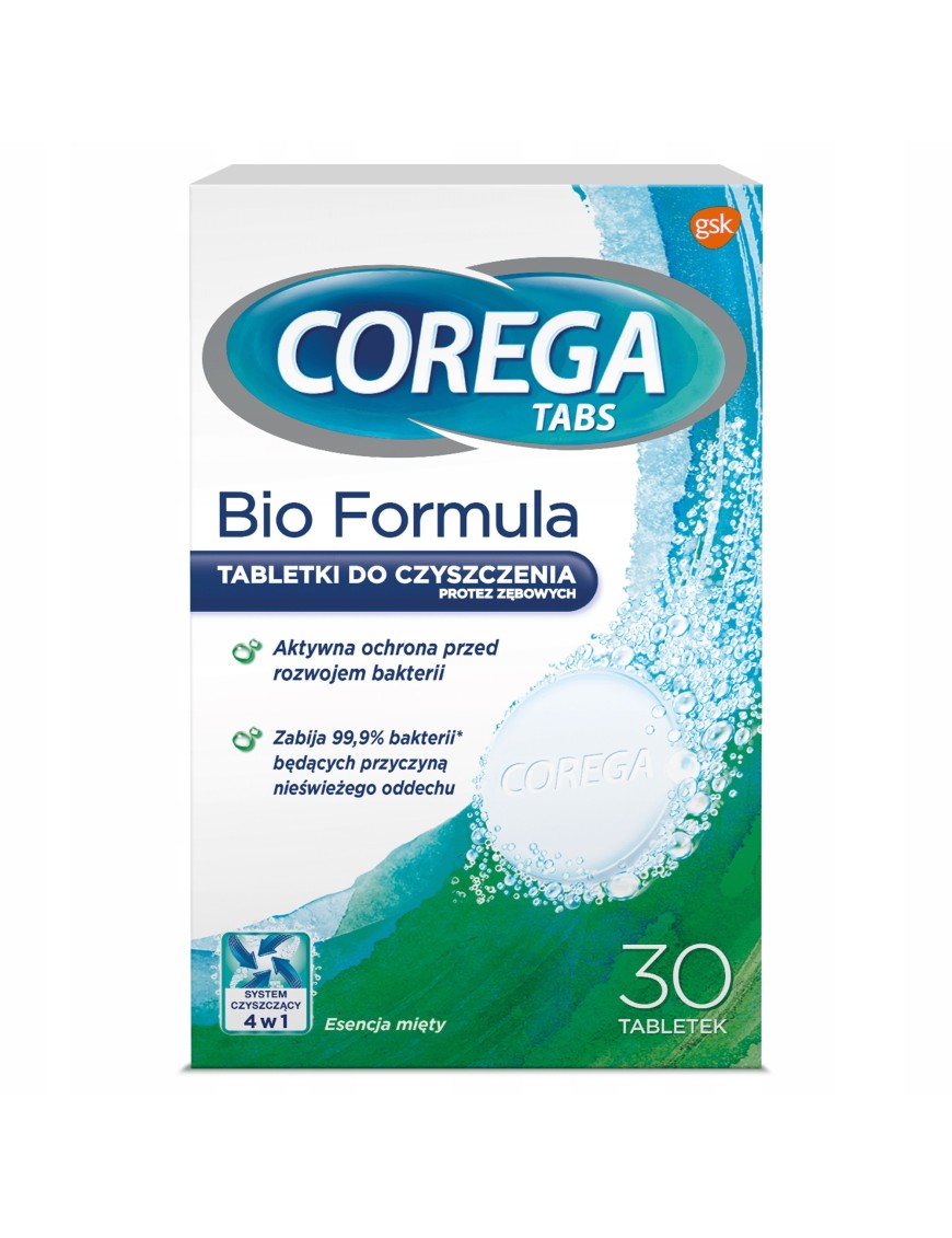Corega Tabs Bio Formula 30 tabletek