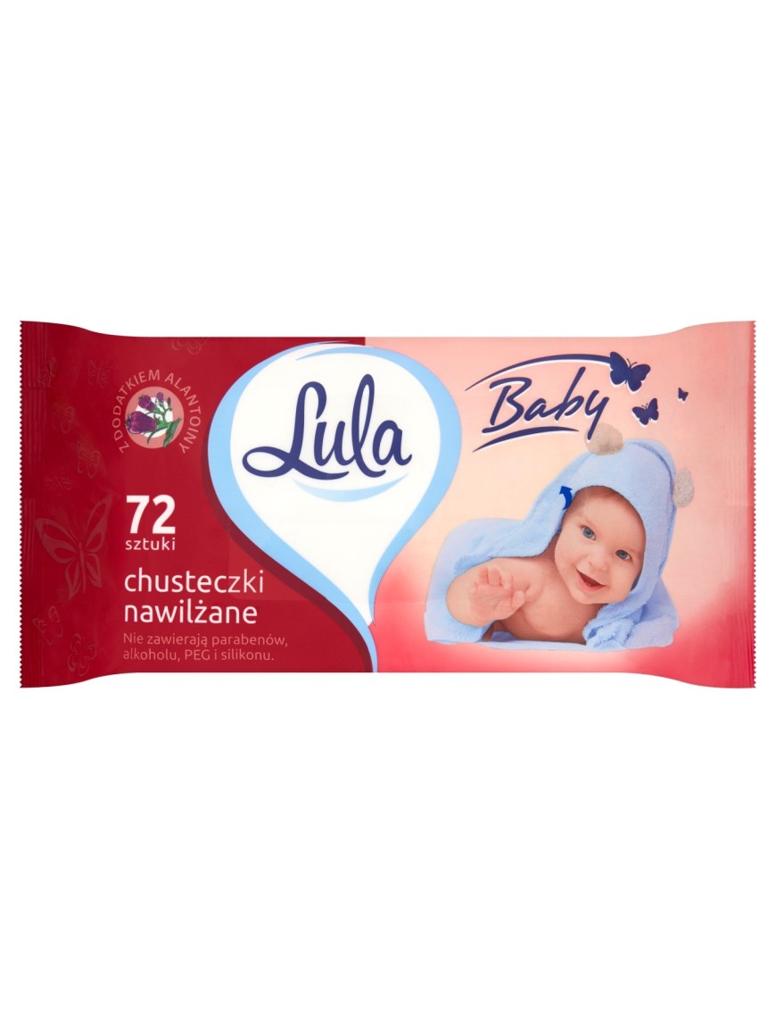 Lula Baby Chusteczki z dodatkiem alantoiny 72szt