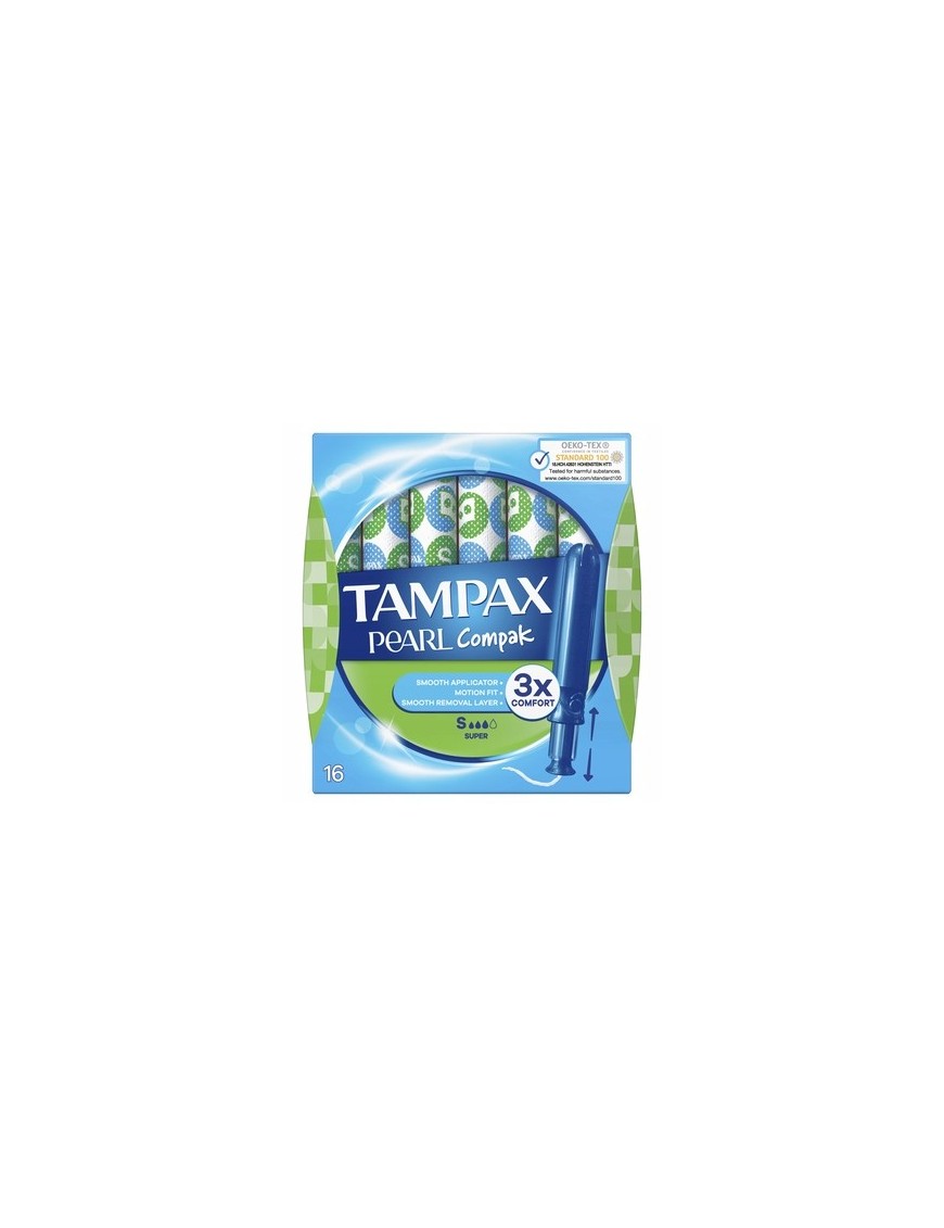 Tampax Pearl Compak Tampony z aplikatorem 16 szt.