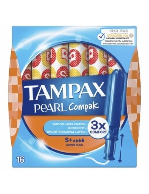 Tampax Pearl Compak Plus Tampony z aplikatorem 16s