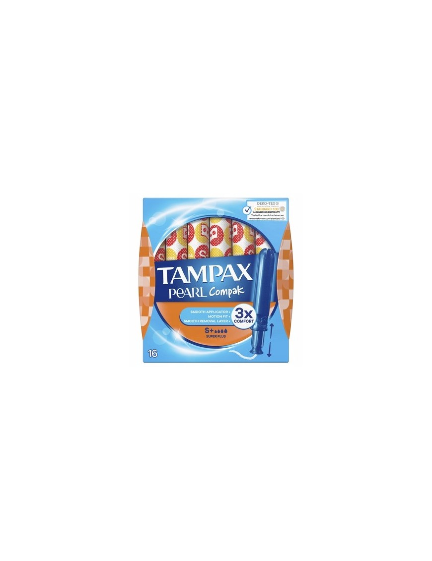 Tampax Pearl Compak Plus Tampony z aplikatorem 16s