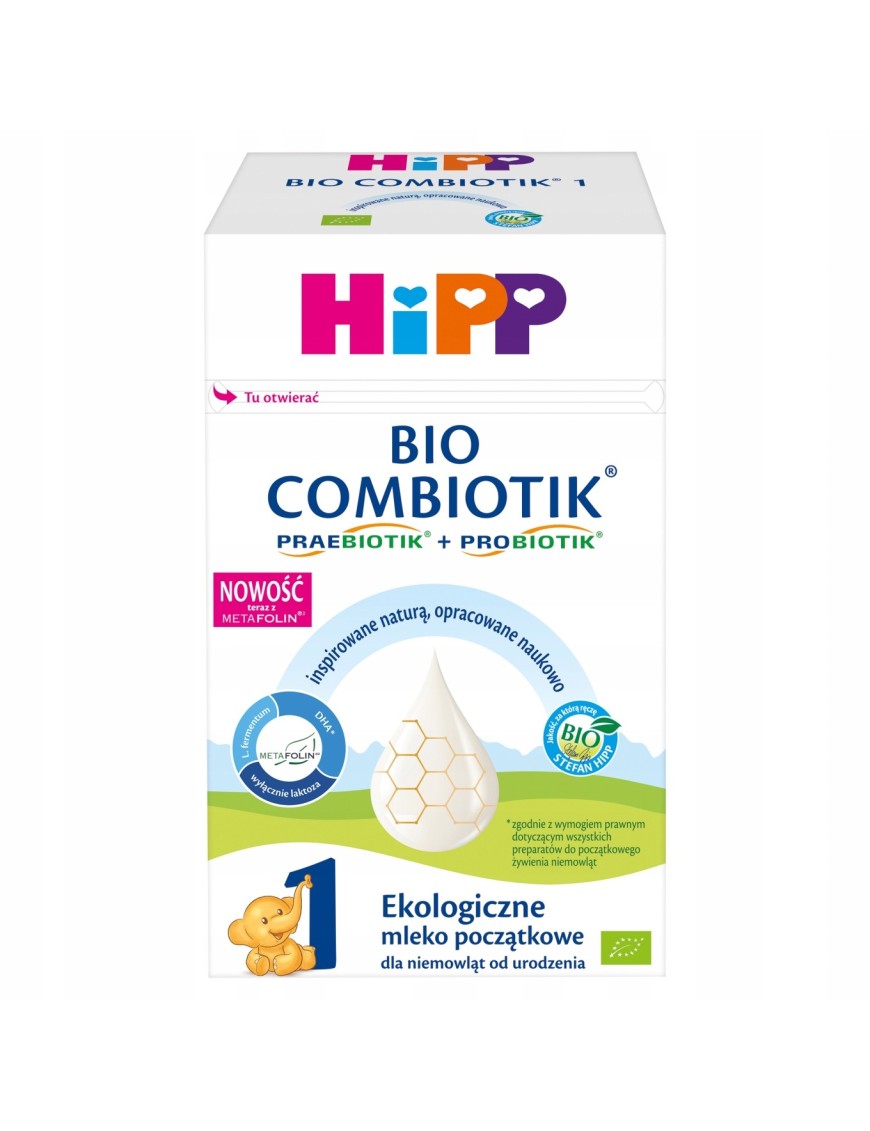 HiPP 1 BIO mleko dla niemowląt od urodzenia 550 g