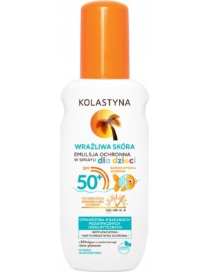 Kolastyna ochronna dla dzieci w sprayu SPF50+