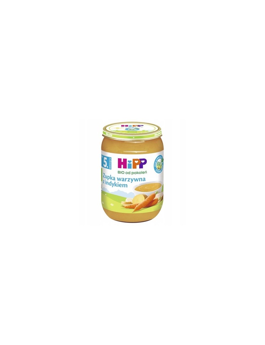 HiPP BIO Zupka warzywna z indykiem po 5.m-cu 19g