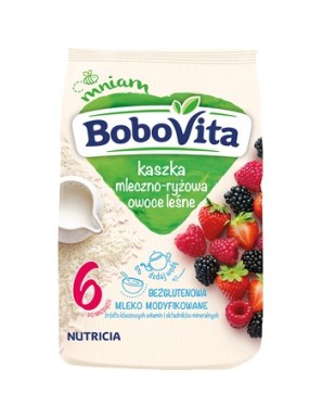BoboVita Kaszka mleczno-ryżowa owoce leśne 230 g