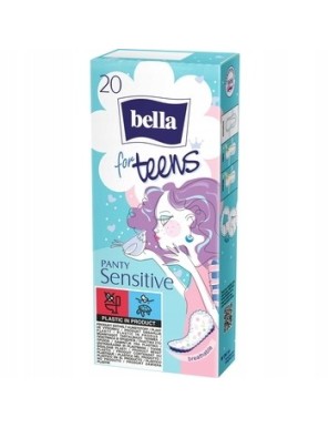 Ultracienkie wkładki Bella for Teens Sensitive 20s