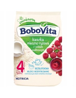 BoboVita Kaszka mleczno-ryżowa z sokiem malinowym