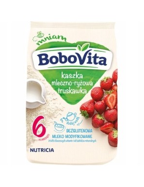 BoboVita Kaszka mleczno-ryżowa truskawka 230 g
