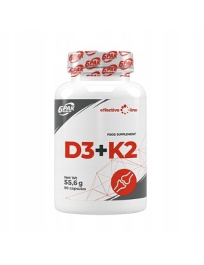 Effective Line D3 + K2 6PAK Nutrition 55,6g