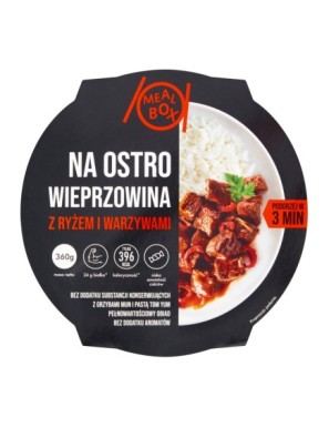 Meal Box Na ostro wieprzowina z ryżem 360 g