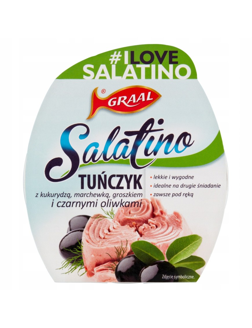 GRAAL Salatino Tuńczyk z kukurydzą marchewką 160 g