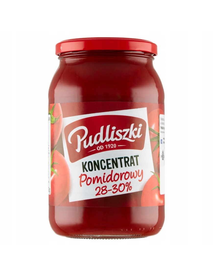 Pudliszki Koncentrat pomidorowy 28-30% 950 g