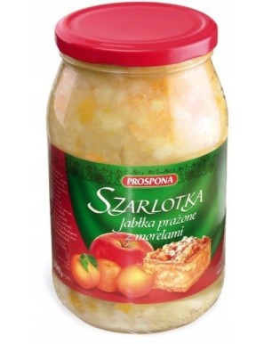 SZARLOTKA - JABŁKA PRAŻONE Z MORELAMI 900G