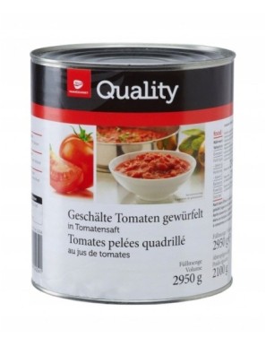 TGQ Pomidory w kostkach bez skórki 3100ml 2950g