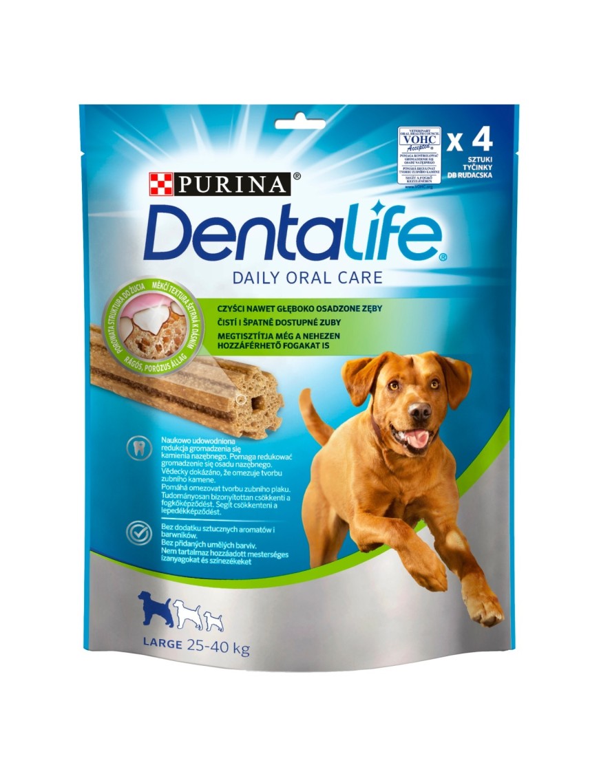Dentalife Large karma dla psów 142 g (4 sztuki)