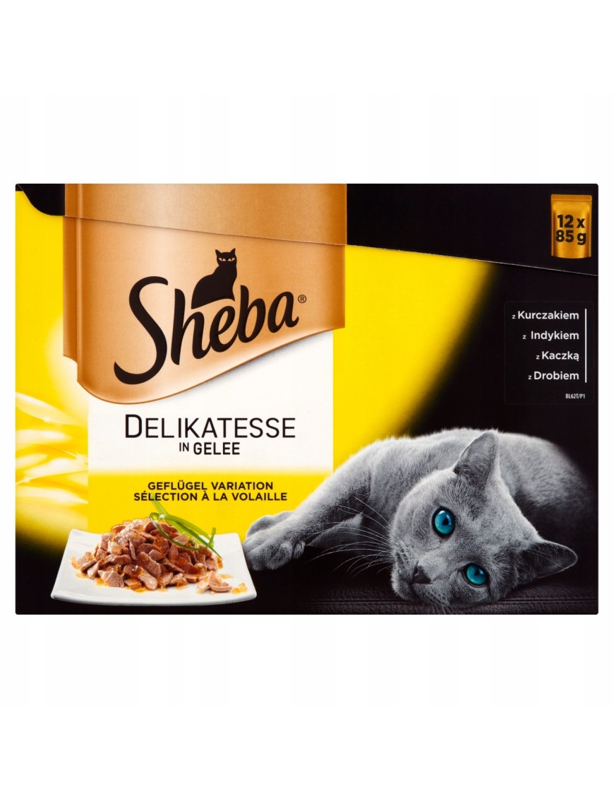 Sheba Delikatesse in Gelee Karma 102 kg (12sasz)