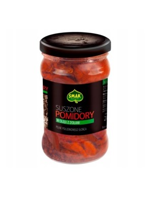 Smak Suszone pomidory w oleju z ziołami 280 g