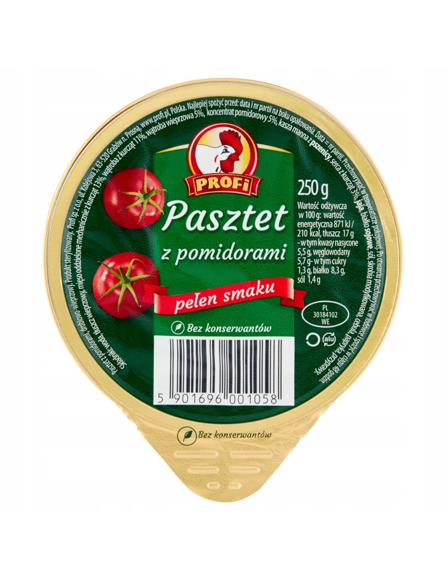 Profi Pasztet z pomidorami 250 g