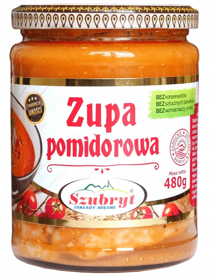 Zupa pomidorowa 480g Szubryt